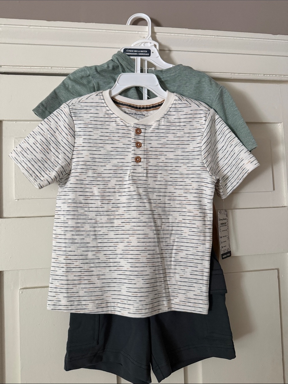 Tommy Bahama Children's Shorts and Henley Tops 4 piece set